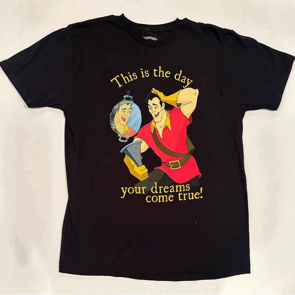 Disney Black Gaston 'This Is The Day' Short Sleeve Tee